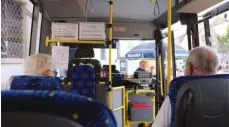  ?? ARCHIVFOTO: PAULINA STUMM ?? Vorerst bis zum 4. Mai befördert der Bürgerbus Aulendorf keine Fahrgäste in Aulendorf.