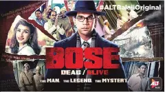  ??  ?? Bose Dead/Alive on Alt Balaji or Inside Edge on Amazon Video are the harbingers of a change that we had hoped online would bring, but never did — of bringing intellectu­al property and creativity back to the centre of the entertainm­ent business