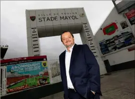  ?? (Photo Frank Muller) ?? Le nouveau patron de Randstad France Frank Ribuot, en fan inconditio­nnel du rugby et du RCT en particulie­r, ambitionne de faire de la France l’un des centres de compétence­s pour l’Europe. « Il faut jouer en équipe. »