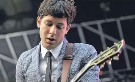  ?? Picture: AP. ?? Mark Ronson, who produced Amy Winehouse’s acclaimed Back To Black album and wrote and performed in last year’s highly-successful Uptown Funk featuring Bruno Mars, is coming to Dundee in August.