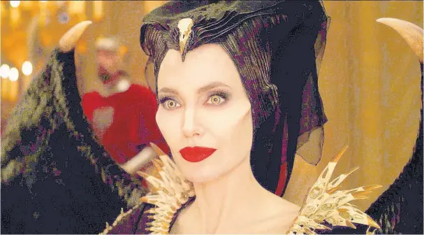 ?? COURTESY OF DISNEY ?? Angelina Jolie as Maleficent in a scene from “Maleficent: Mistress of Evil.”