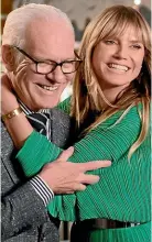  ??  ?? Tim Gunn and Heidi Klum in Making the Cut.