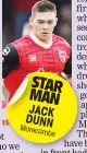  ??  ?? STAR MAN JACK DUNN Morecambe