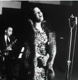  ?? ?? Fruitful protest: jazz legend Billie Holiday