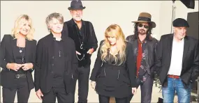  ?? Contribute­d photo ?? Fleetwood Mac band members Stevie Nicks, Christine McVie, John McVie, Mick Fleetwood and guitarist Mike Campbell (of Tom Petty & the Heartbreak­ers) are set to perform at the XL Center in Hartford on Friday March, 15.