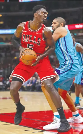  ?? JONATHAN DANIEL/GETTY IMAGES ?? Bobby Portis’ sprained MCL is just the latest injury to plague the Bulls.