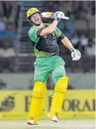 ?? Photo / Getty Images ?? Aucklander Glenn Phillips celebrates a T20 century for the Jamaica Tallawahs.