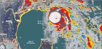  ??  ?? Hurricane Michael strengthen­s to Category 4