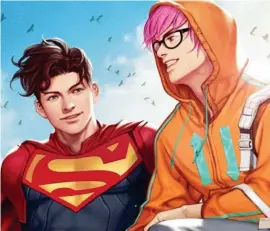  ?? DC COMIC ?? El hijo de Superman, Jon Kent, es bisexual.