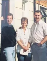  ??  ?? Family: Chris Mcgale (left) with brother Paul and his wife Jane in 1992. The siblings had a fractious relationsh­ip. Chris today (main picture)