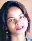  ??  ?? Asia Bibi