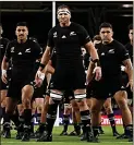  ??  ?? WAR DANCE: The All Blacks