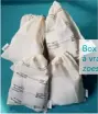  ??  ?? Box de 10 sacs à vrac, 10,99 € sur zoessentie­ls.com