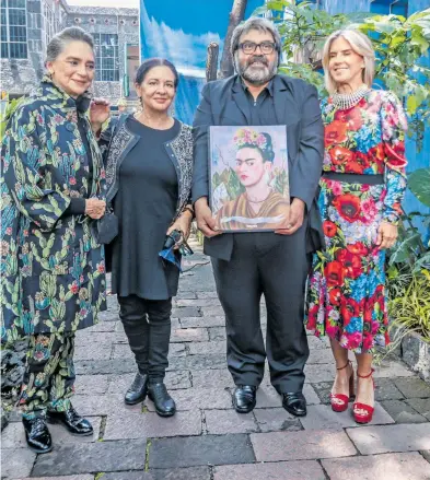  ?? ROBERTO HERNÁNDEZ ?? El libro
fue presentado por Ofelia Medina, Crisina Kahlo, Lulú Creel y Luis Martín Lozano
