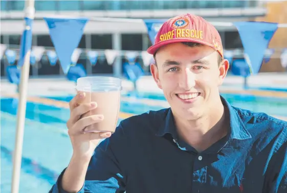  ??  ?? Bond University student Ryan Carroll launched Ideal Breakfast Shake with his naturopath dad Jason in 2015, and the company is now looking to expand offshore.