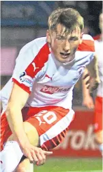  ??  ?? Regan Hendry, who enjoyed a loan spell at Raith last season, has been tipped to return to Stark’s Park.