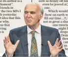  ??  ?? Sir Vince Cable: failed to make the Bad Sex Awards