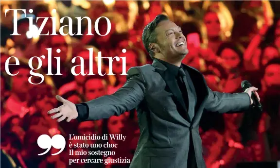  ??  ?? Show
Tiziano Ferro è nato a Latina, il 21 febbraio 1980. Con i suoi dischi ha venduto oltre 15 milioni di copie nel mondo