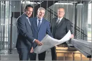  ?? SUBMITTED ?? Chip, Ken and Scott Marous of Marous Brothers Constructi­on are marking 40 years in business.