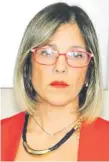  ??  ?? Josefina Aghemo, fiscala asignada a la investigac­ión.