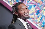  ?? EVAN AGOSTINI, INVISION/AP ?? Offset arrives at the 2023 MTV Video Music Awards at the Prudential Center in Newark, N.J.