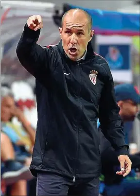  ??  ?? L’AS Monaco de Leonardo Jardim pique beaucoup moins cette saison.