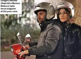  ??  ?? Per chi ama le eccentrici­tà dei cugini d’oltralpe, l’atro lato dei gilet gialli, e per chi ha amato Boris. Gregory Montel (Gabriel) e Monica Bellucci nella terza stagione di Dix pour cent.