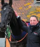  ??  ?? Going head to head: Bryony Frost and Harry Cobden