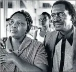  ??  ?? UNSUNG: Zondeni Veronica Sobukwe with husband, Robert Mangaliso, and today, aged 90