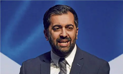  ?? ?? CRITICISM: A UK deadline was missed after Humza Yousaf’s Scottish Government failed to give the project consent.