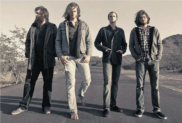  ?? SONY ?? The pop rock band Kongos began small and independen­tly in Phoenix, Ariz., but the quartet with South African roots is starting to get noticed globally.