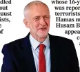  ??  ?? UNDER FIRE: Labour leader Jeremy Corbyn