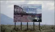  ?? THE ASSOCIATED PRESS ?? A sign is shown near Blanding, Utah. The rural Utah city, one of the last “dry” communitie­s in the Mormon-majority state, will ask voters Tuesday whether to allow beer and wine sales in town for the first time in more than 80 years.