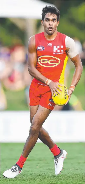  ?? Picture: GETTY IMAGES ?? Gold Coast Suns utility Jack Martin will have a new role this year.