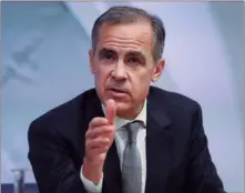  ?? CHRIS RATCLIFFE / BLOOMBERG ?? Bank of England Governor Mark Carney suggests in a recent lecture that business leaders and decisionma­kers move toward more inclusive growth that can help restore people’s faith in free and open market as well as globalizat­ion.