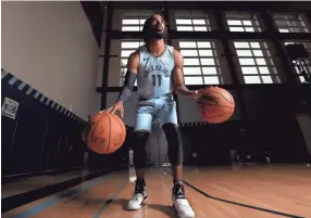  ??  ?? “Memphis is who we are and who we’ll always be,” Grizzlies guard Mike Conley says. JOE RONDONE/THE COMMERCIAL APPEAL