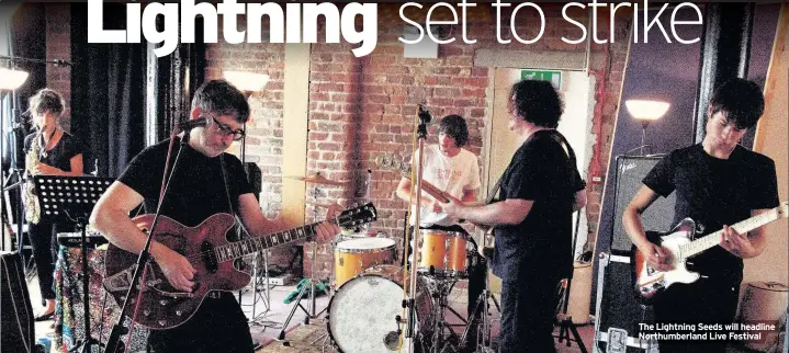  ??  ?? The Lightning Seeds will headline Northumber­land Live Festival