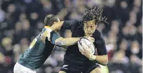  ?? PHOTO: GRAIG BAXTER, ODT FILES ?? All Black Tana Umaga was born on this day in 1973.