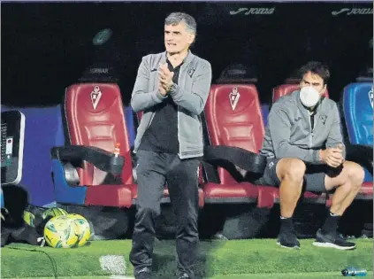  ?? FOTO: EFE ?? José Luis Mendilibar, entrenador del Eibar, pide a los suyos que hoy en Ipurua salgan “a muerte” para ganar al Deportivo Alavés