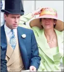  ?? ?? RUBBING SHOULDERS: Andrew and Maxwell at Royal Ascot in 2000