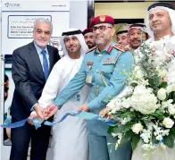  ?? — Supplied photo ?? Officials at the opening of adnic’s new sales and service centre in adnoc’s salama Centre in abu Dhabi.