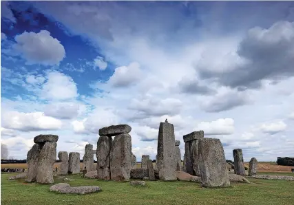  ?? David Davies/PA Wire ?? Stonehenge dates back 5,000 years, but was built in several stages