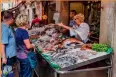  ??  ?? Left: Venice fish market