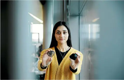  ?? CHRISTEL YARDLEY/STUFF ?? Waikato University masters student Shalini Guleria will use commercial­ly available cancer cells to 3D print life-sized breast cancer tumours.