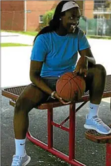  ?? SUBMITTED PHOTO ?? Bianca Roberson loved shooting hoops. It was one of many things she enjoyed - and excelled at.