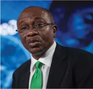  ?? ?? Governor of CBN, Mr. Godwin Emefiele