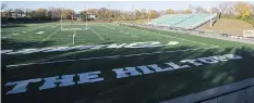  ??  ?? New seats and other upgrades to SMF Field are part of the Grey Cup Legacy Project that are valued at $4.1 million.