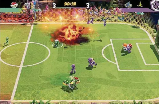  ?? Foto: Publisher ?? Bei „Mario Strikers: Battle League Football“kracht es gewaltig – und das im wahrsten Sinne des Wortes.