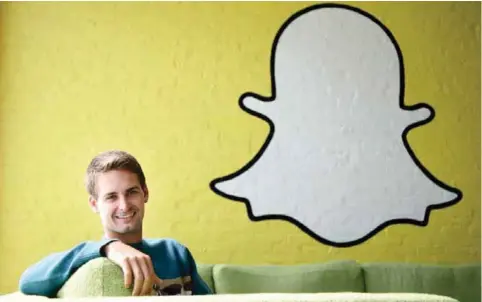  ??  ?? LOS ANGELES: In this Thursday, October 24, 2013, file photo, Snapchat CEO Evan Spiegel poses for a photo in Los Angeles. — AP