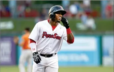  ?? Photos by Louriann Mardo-Zayat / lmzartwork­s.com ?? Rusney Castillo (above), Erasmo Ramirez (below) and the Pawtucket Red Sox finish up a three-game series with Norfolk Thursday at McCoy Stadium at noon. Norfolk is looking for a sweep after Wednesday’s 5-4 win in 10 innings.